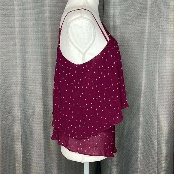 PARKER SMALL PURPLE ASYMMETRICAL TANK TOP NWT - Picture 5 of 8